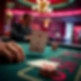 Strategic card placement in baccarat game
