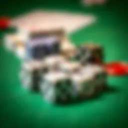 An elegant set of casino dice on a green felt table