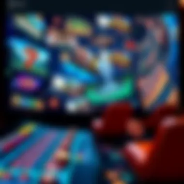 Modern Online Gambling Trends A collage of modern online gambling platforms showcasing different games.