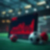 An analytical graph illustrating football betting odds