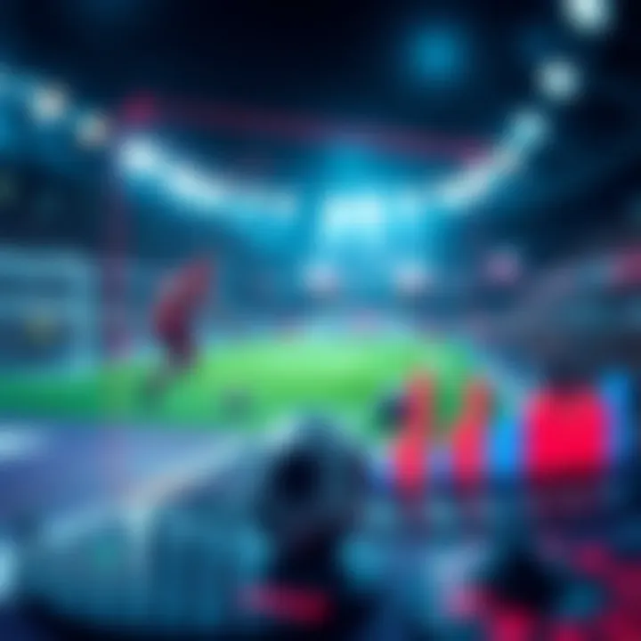 Statistical data representation for football teams