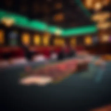 Exciting Atmosphere of an Online Blackjack Table Exciting atmosphere of an online blackjack table
