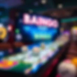 Exciting online bingo gameplay on a digital interface