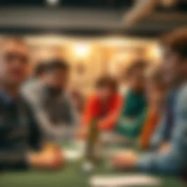 Exploring Different Perspectives on Golf Betting Strategies A diverse group engaged in a discussion about golf betting strategies