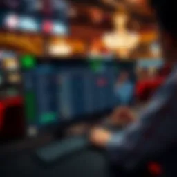 Interactive betting interface showcasing live odds