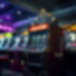 A vintage slot machine showcasing its historical design
