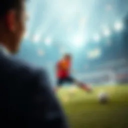 Visualization of data analysis techniques in soccer predictions